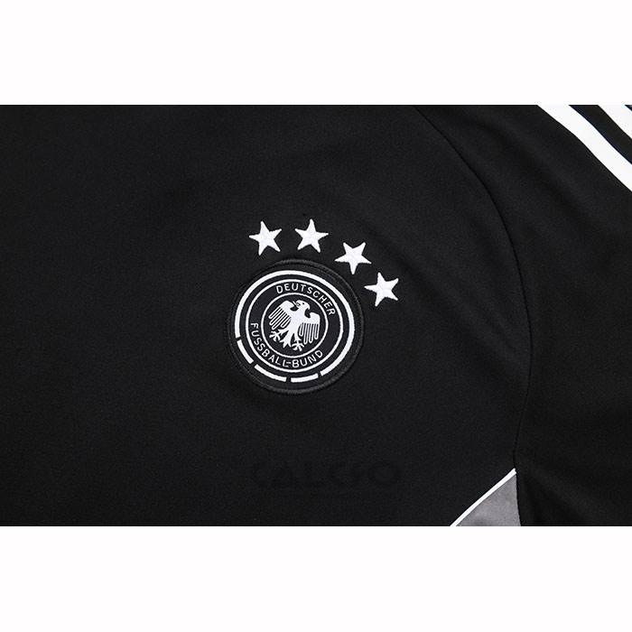 Tuta da Track Germania Manica Corta 2025-2026 Nero - Pantaloncini
